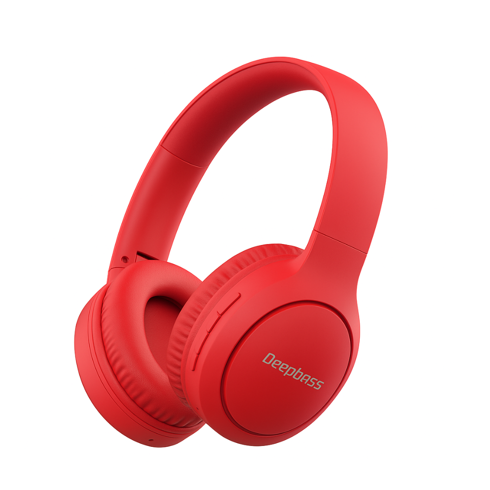 Casque Bluetooth Sans Fil Rouge