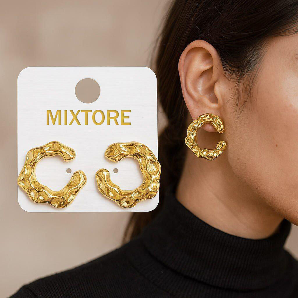 Boucles D'oreilles Golden Twist