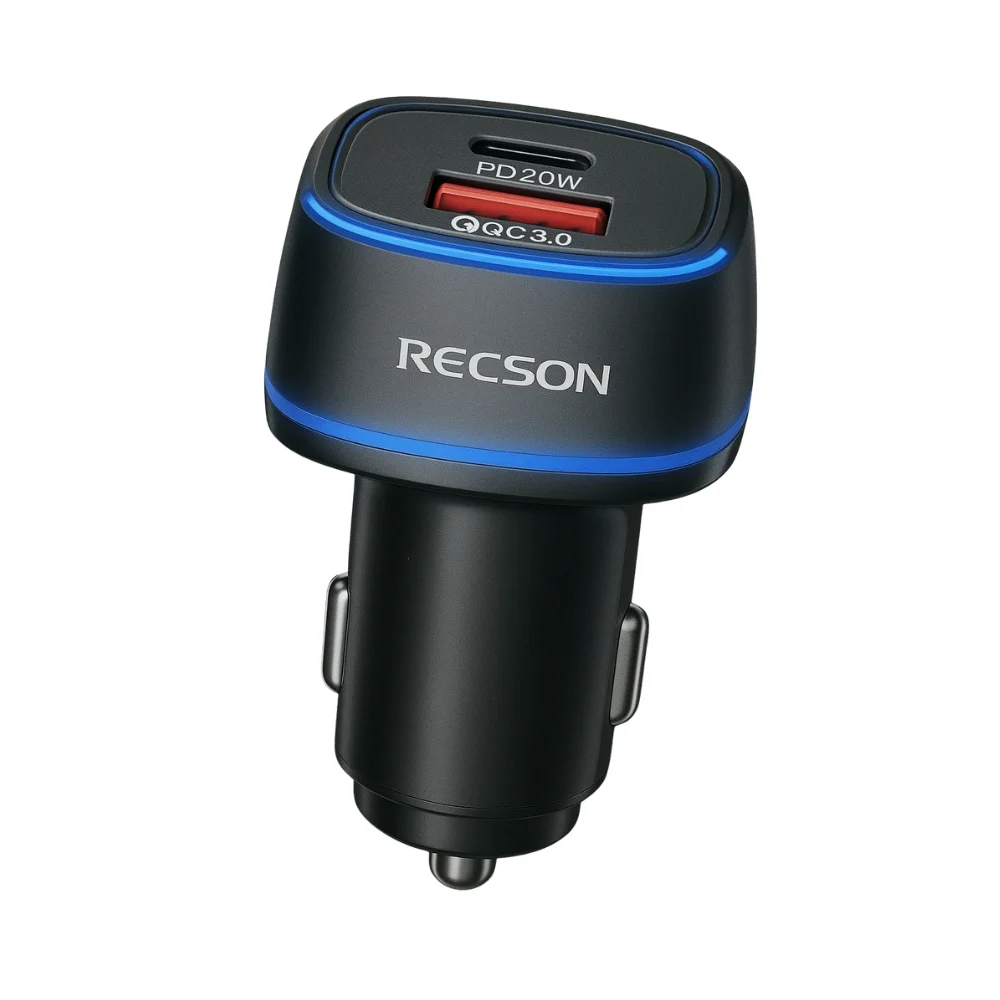 Chargeur Voiture RECSON RE-06 USB + USB-C