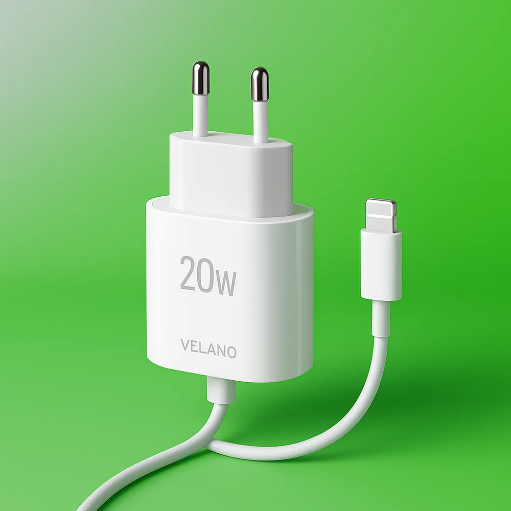 Chargeur Rapide VT-03 20W – USB-C Power Adapter avec Câble USB-C to Lightning thumbnail 3