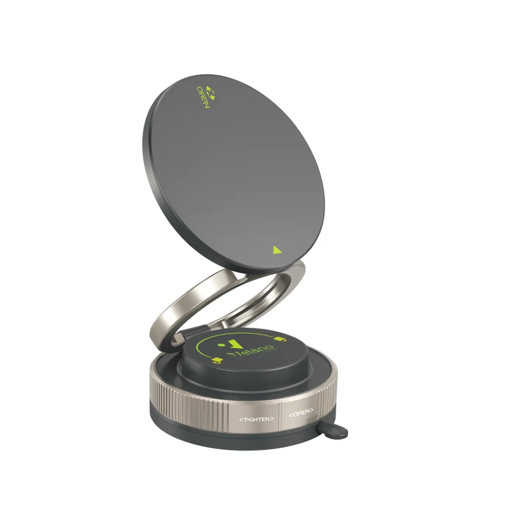VR-09 Support de Voiture Magnétique – Rotation 360°, Ventouse Ultra Puissante, Compatible MagSafe