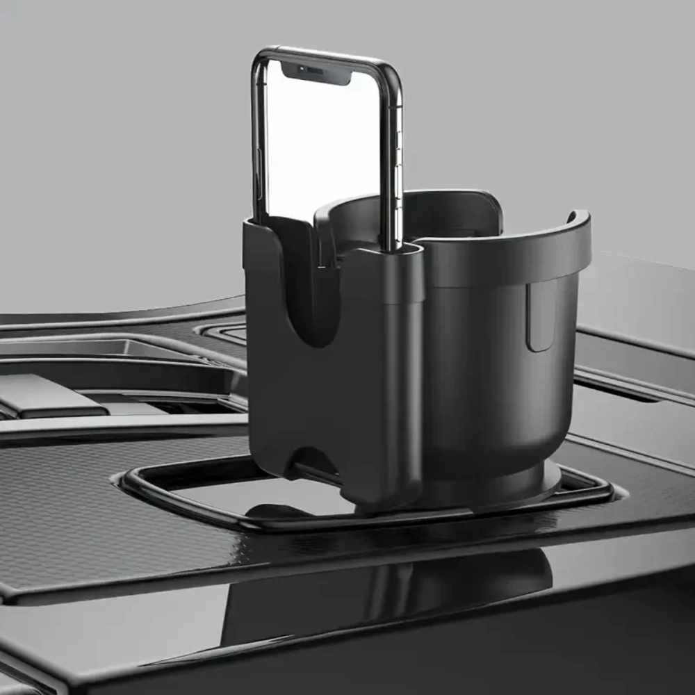 Organisateur de rangement et support pour téléphone portable et tasse dans la voiture thumbnail 2