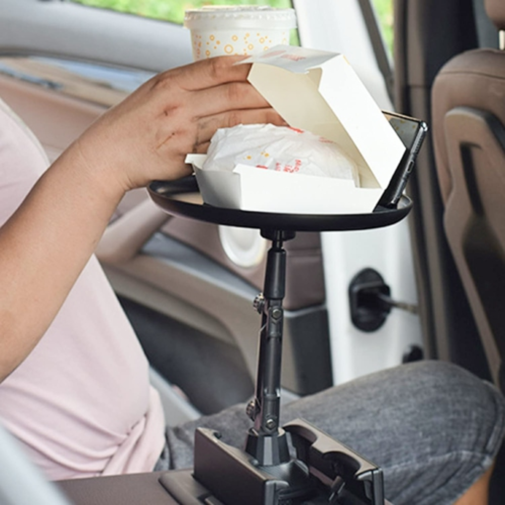 Plateau Porte-gobelet pour Voiture : Savourez vos Repas et Restez Organisé thumbnail 5