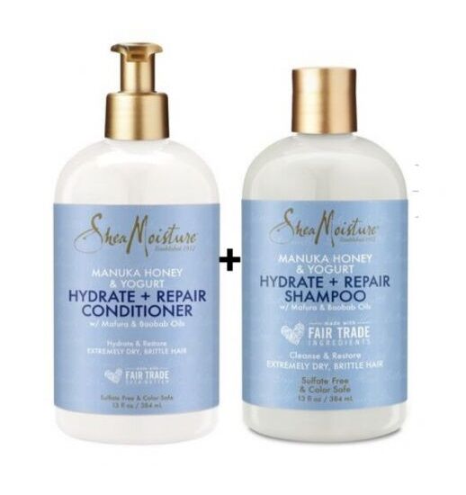 Shampooing & Après-Shampooing Manuka & Yogourt - Soin Réparateur & Hydratant