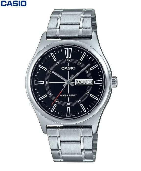 Montre Analogique Cadran Inoxydable Date Jour thumbnail 1