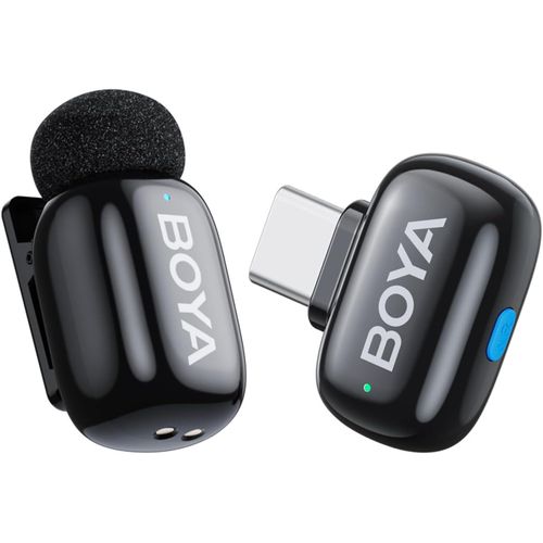 Mini Microphone Cravate sans Fil Prise USB-C Android, Micro Ultra-Mini avec Réduction du Bruit, Changement de Voix IA Vlogging, TikTok, Créateurs de Contenu YouTube (RXU+TX)