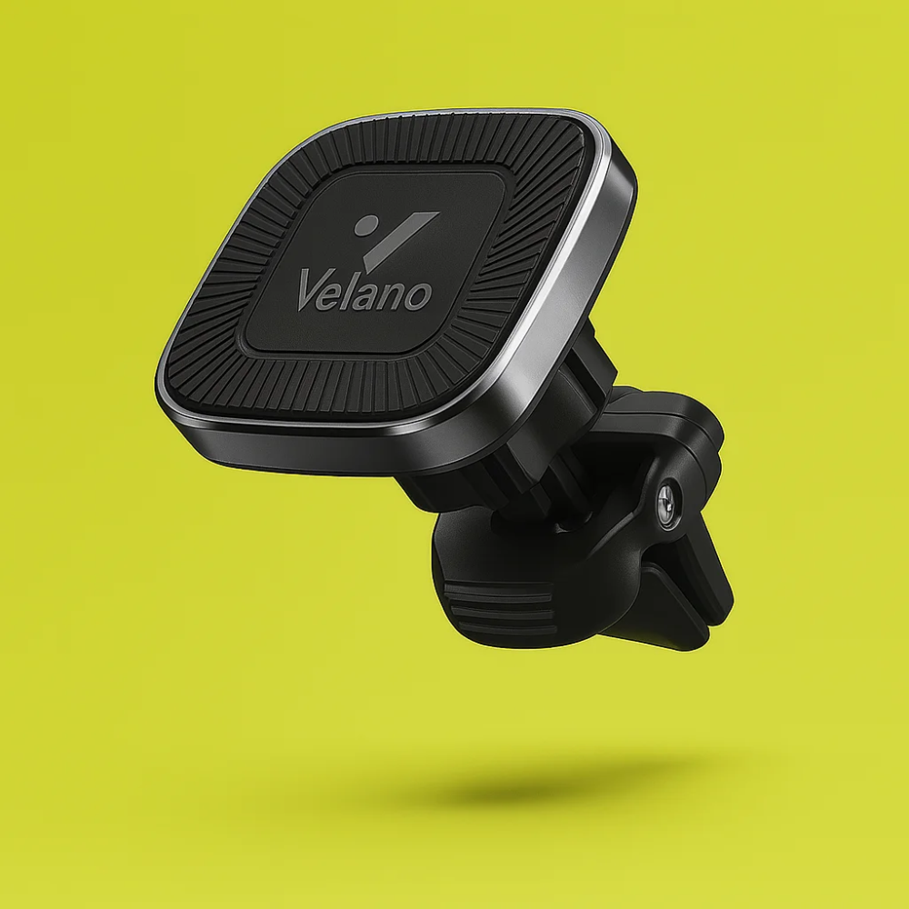Support Téléphone Voiture Magnétique Velano VR-05 – Fixation Grille d’Aération avec Crochet Renforcé 