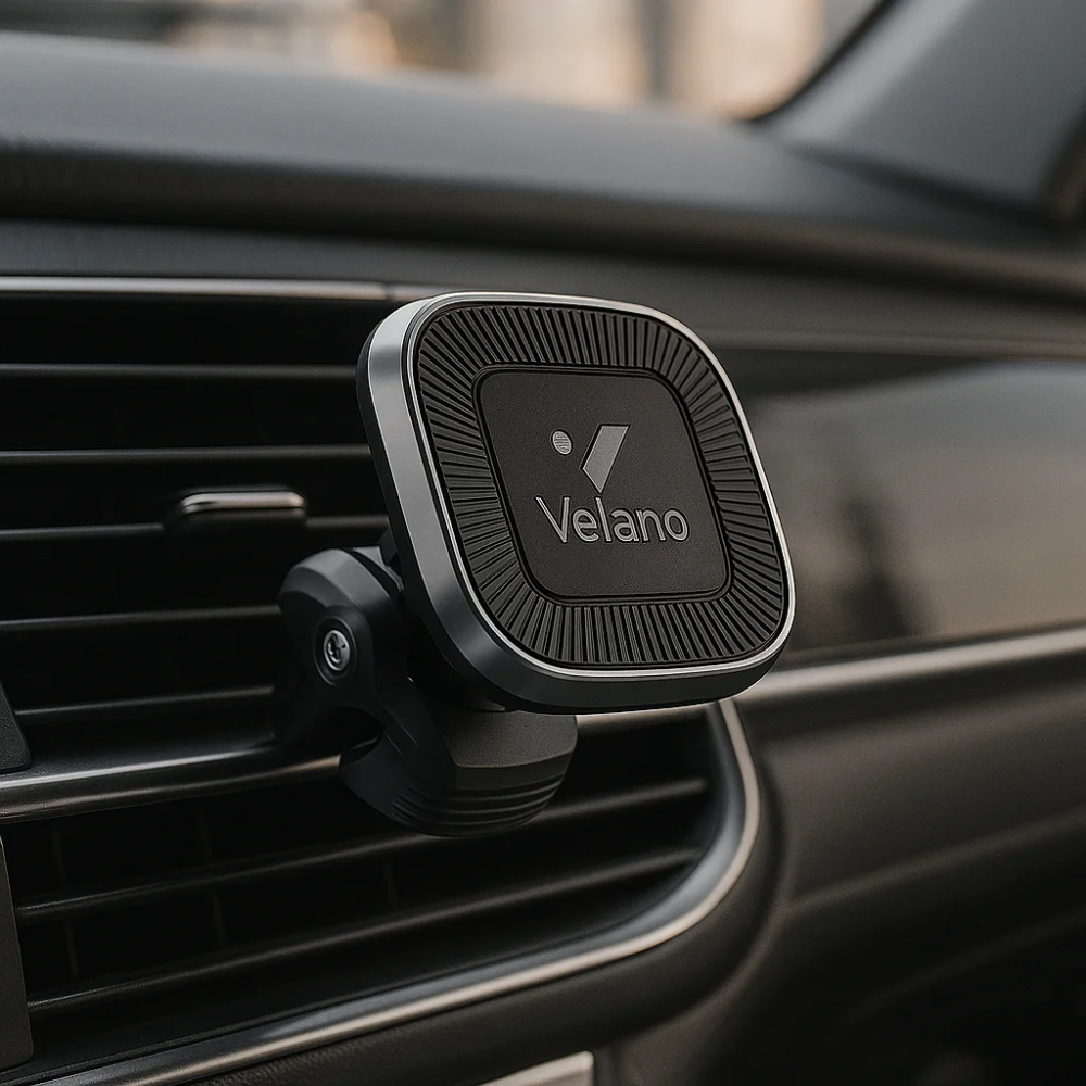 Support Téléphone Voiture Magnétique Velano VR-05 – Fixation Grille d’Aération avec Crochet Renforcé  thumbnail 3
