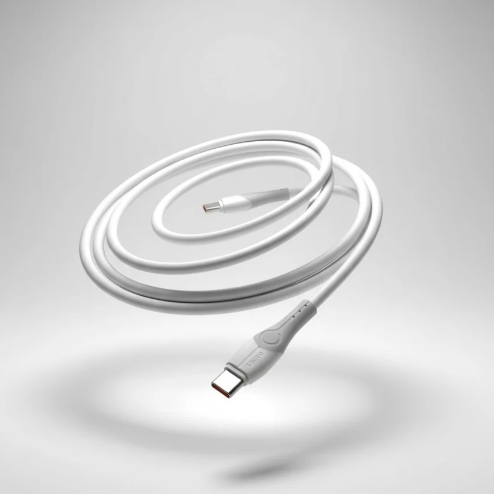 Câble De Charge Super Rapide Velano Vc-01 – Usb-c Vers Usb-c, 120w / 10a, Transfert Sécurisé