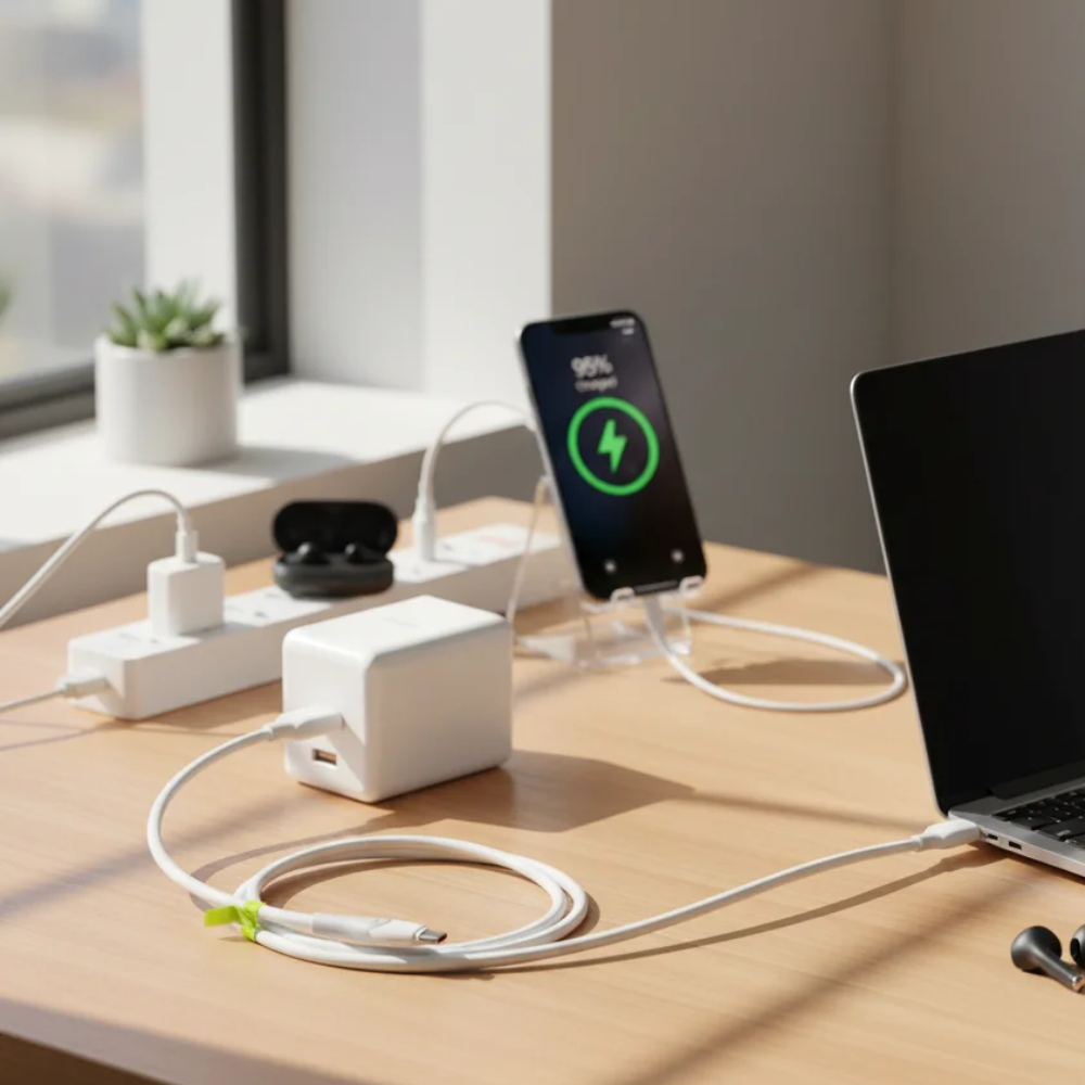 Câble De Charge Super Rapide Velano Vc-01 – Usb-c Vers Usb-c, 120w / 10a, Transfert Sécurisé thumbnail 3