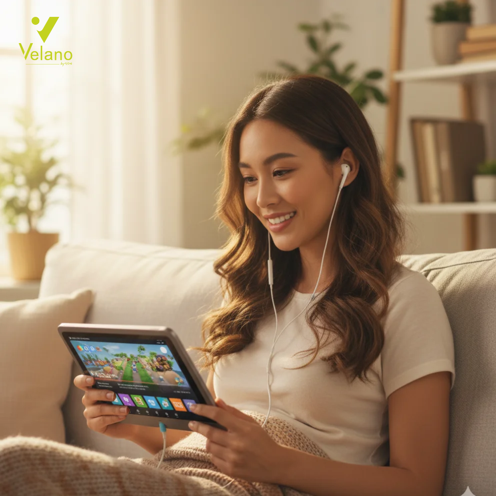 Écouteurs VE-03 Lightning Blanc thumbnail 2