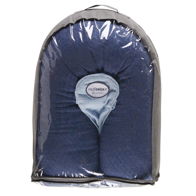 Coussin D’allaitement Multirelax 3 en 1 Jersey Matelasse Bleu