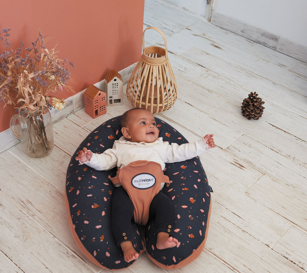 Multirelax coussins d'allaitement jersey Fleurs