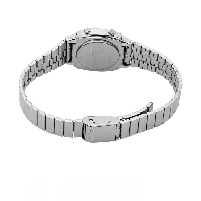  Montre Femmes electronique classique Fil metallique Visage carré-LA670WA-1DF