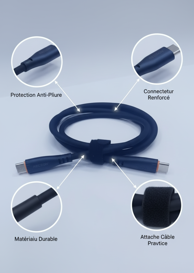 Type-C to Type-C Cable (1 m) REC-01 thumbnail 3