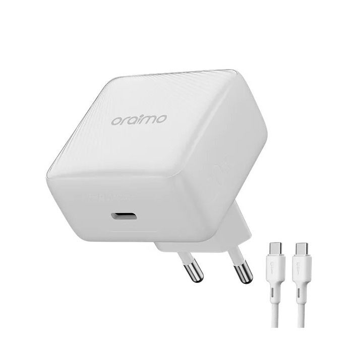 Chargeur mural - Oraimo - PowerCube 20 Chic - 20W - Type-C vers Lightning - Blanc