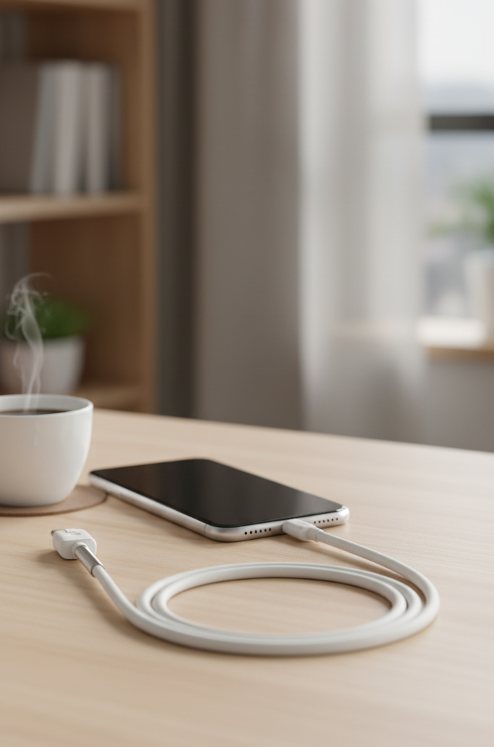 VC-06 – Câble USB vers Type-C avec Protection à Ressort thumbnail 4