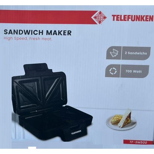 Telefunken Promo Appareil à croque-monsieur + Batteur TF-B600 - 6 vitesses et fonction turbo acier inoxydable thumbnail 4