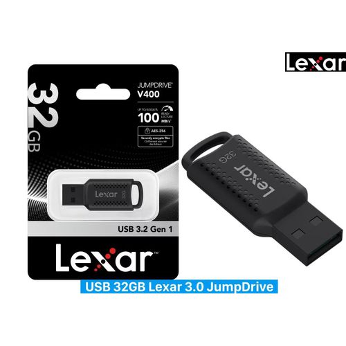 Clé Usb 32Gb USB 3.2 Jump Drive Vitesse 100MB/s V400 Transfert Fichiers Rapide