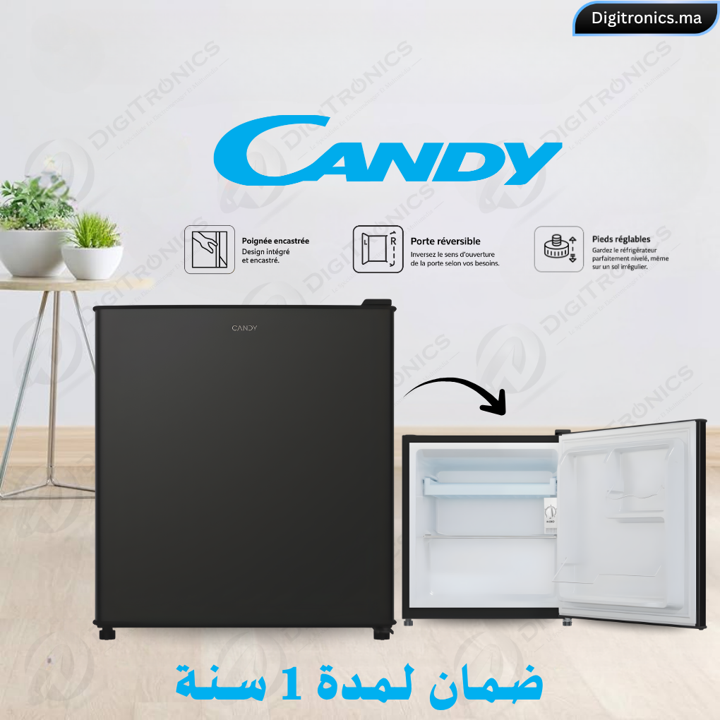 Mini réfrigérateur Statique Table Top 41L, A++, Noir