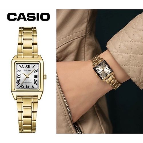 Montre Habillée à Quartz pour Femme Analogique Acier Inoxydable -ltp-v007g-9budf thumbnail 3