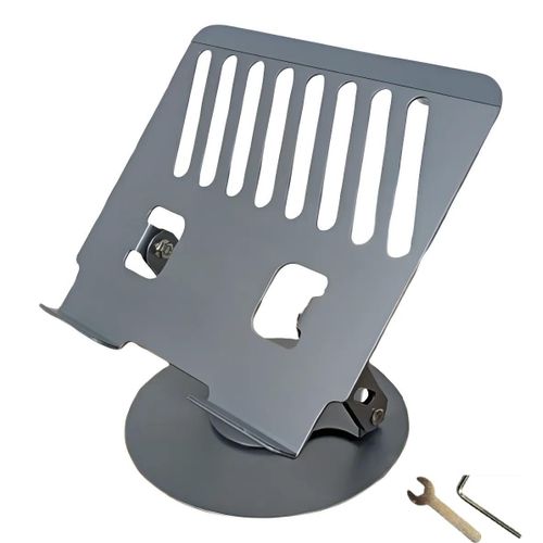 Support Pliable Rotatif à 360° pour Ordinateur Portable et Tablette 17 en Alliage d'aluminium thumbnail 1