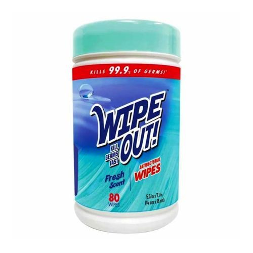 80 Lingettes Humides Parfum Frais Tue 99,9% des Germes et Désinfecte