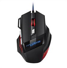 biagji Souris avec Fil Fighter X6S Macro RGB Pro Gaming + Tapis Wolf + Porte-clé Multicouleur thumbnail 2