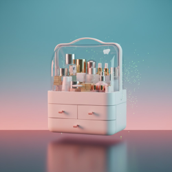 Organisateur Maquillage - Design Moderne & Portable - Couleur Aléatoire