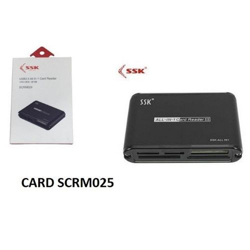 Lecteur de carte mémoire USB 2.0 SCRM025 All In 1 Card Reader III multifonction