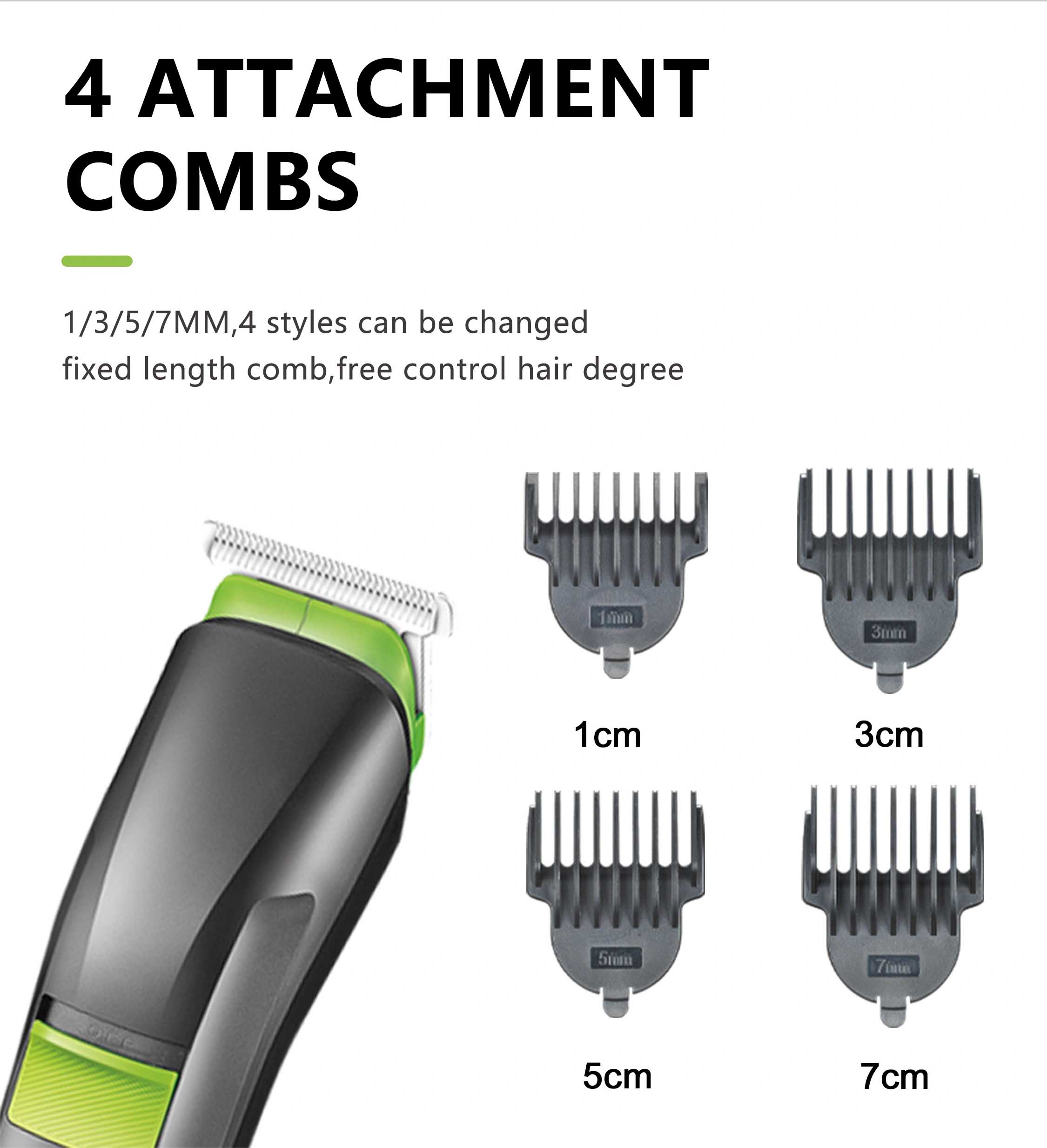 HTC AT-1211 – Kit de Toilettage 4 en 1 pour Hommes | Design de Luxe thumbnail 3