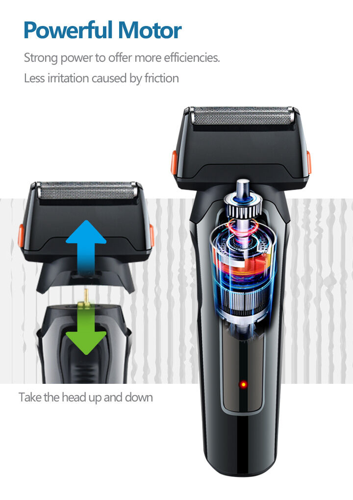 Tondeuse  AT-1088 Rechargeable Multifonction 3 in 1 cheveux barbes nez oreilles