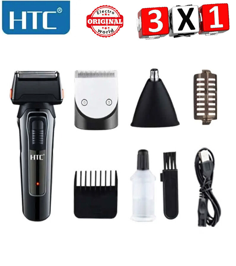 Tondeuse  AT-1088 Rechargeable Multifonction 3 in 1 cheveux barbes nez oreilles thumbnail 4