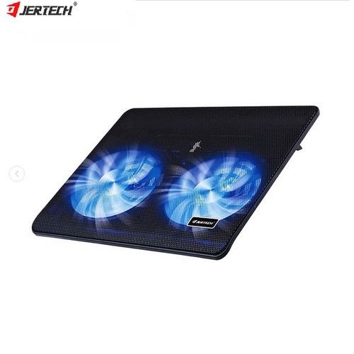 Refroidisseur pour ordinateur portable 2 ventilateurs kl330 avec lumière bleu
