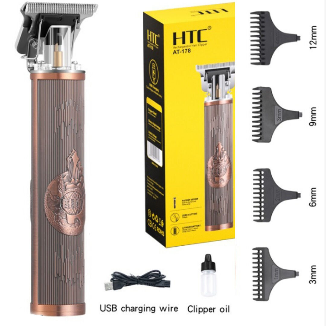 Tondeuses at-178 cheveux corp barbes Rechargeable professionnelles thumbnail 6