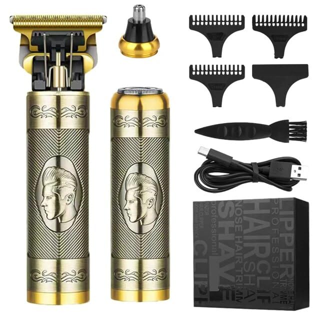 Rasoir T50 Électrique 3 en 1 Rechargeable – Tondeuse et Trimmer pour Homme et Femme