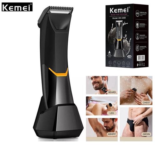 Tondeuse électrique multifonction pour le corps hygiène ultime rasage KM-3208