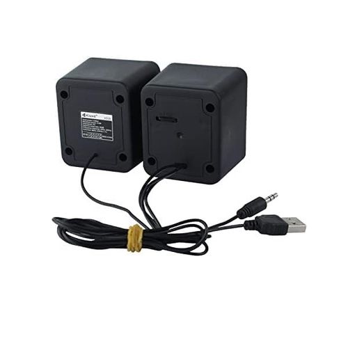 Haut Parleur V310 Stereo Speakers multimédia Pc 6w -Jack -Usb-Noir thumbnail 3