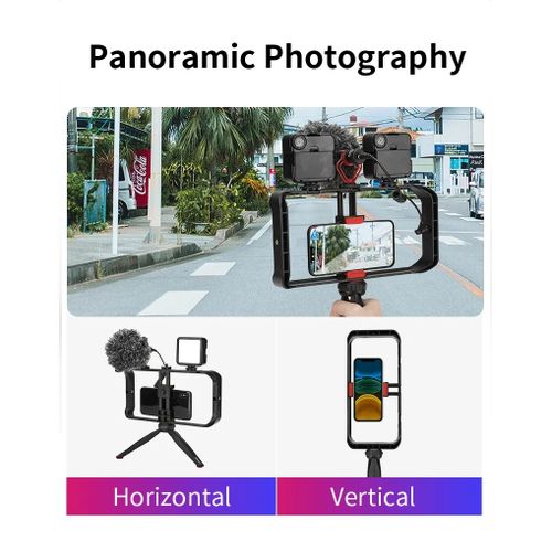MT-33 Kit de plate-forme de Cage vidéo poignée multifonction Selfie thumbnail 2