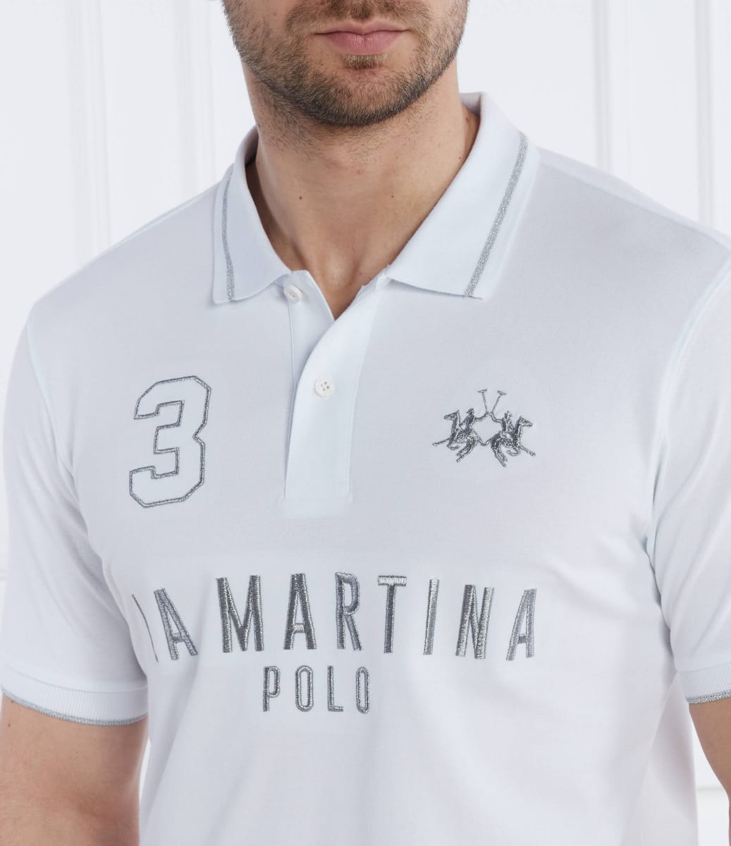 Polo En Piqué De Coton Extensible Coupe Classique - Yeshayahu