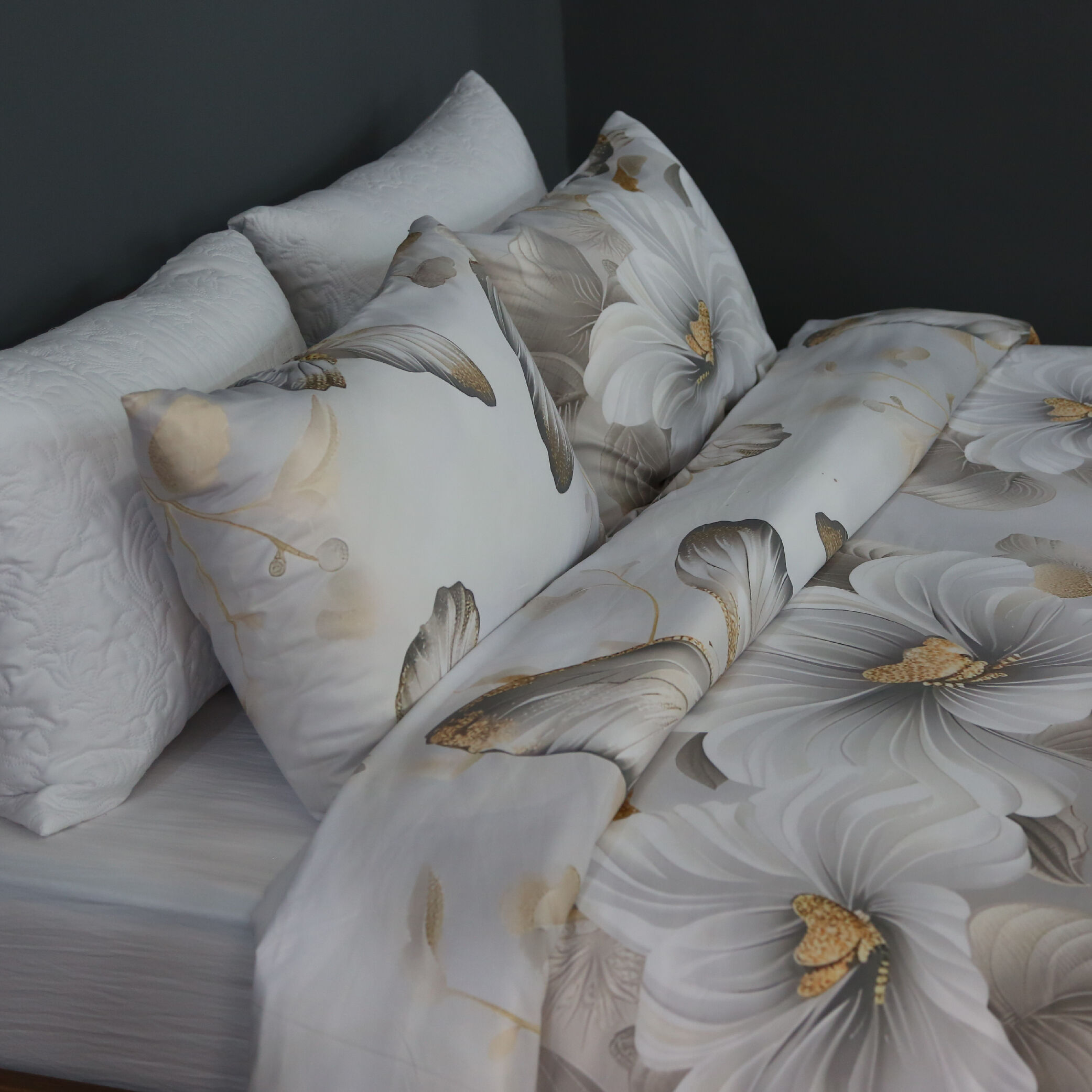 Housse de Couette Double Face Papillon de Lune 1 Place + 1 Taies d’Oreiller Assortie // Doux & Antiallérgique thumbnail 5