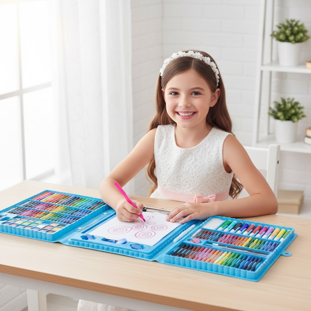 Coffret De Coloriage Enfants – Mega Art Set 208 Pièces thumbnail 7