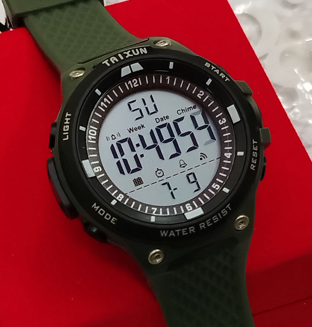 Montre Sport Élégante Numérique Multifonction Water-Résistant 789632