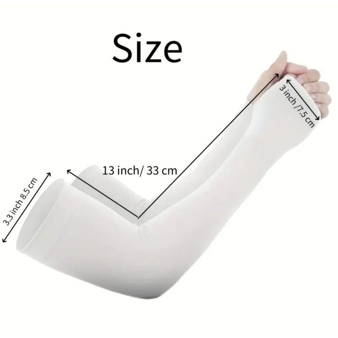 3 Paires de Manchons de Bras Été Respirants avec Trou Pouce pour Sport et Activités Extérieures thumbnail 5