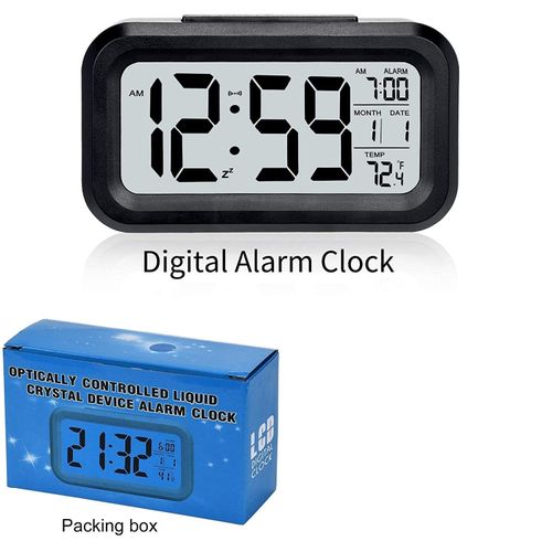 Réveil Numérique Intelligent avec Veilleuse et Température Intérieure Écran LCD thumbnail 1