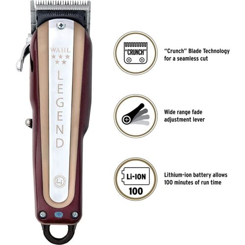 Tondeuse Legend sans Fil Professional 5 Star Cordless Hair Clipper Usa