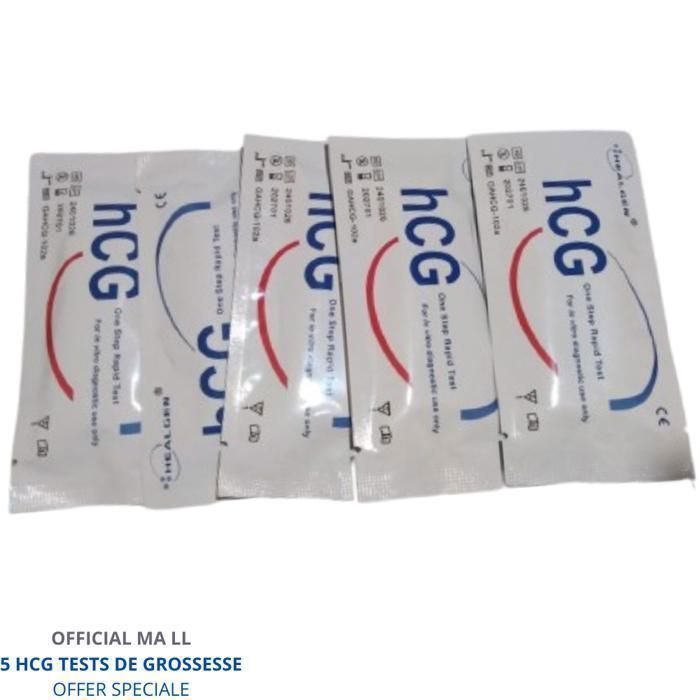 Boite de 5 TEST DE GROSSESSE