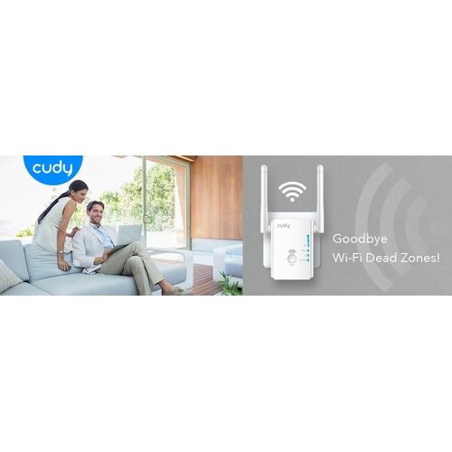 Repeteur Wi-FI 2antennes AC+N 300Mbit/s, WPS 2 Ports, WPS, Mode AP Compatible avec Tous Les routeurs Wi-FI Courants-Blanc (RE300) thumbnail 3