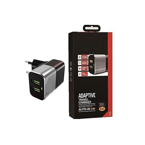 Royal Chargeur Rapide double Usb 2.4A Avec cable micro Usb pour tous Smartphone