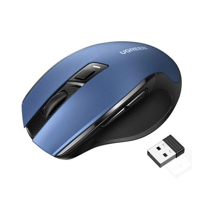Souris sans fil Ergonomique - 6 boutons - Clics silencieux - 2,4 GHz